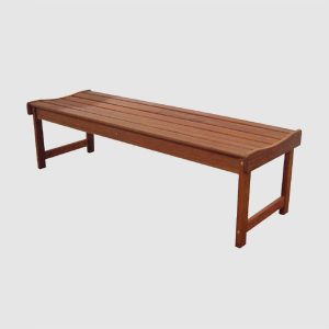 Merbau backless bench 1200